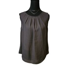 Worthington Medium Womens Gray Shell Top